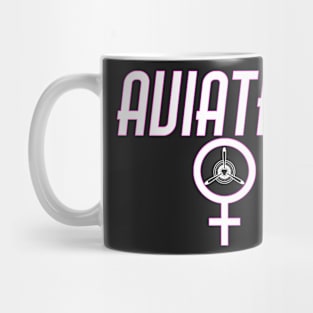 Aviatrix Aviator and Pilot Mug